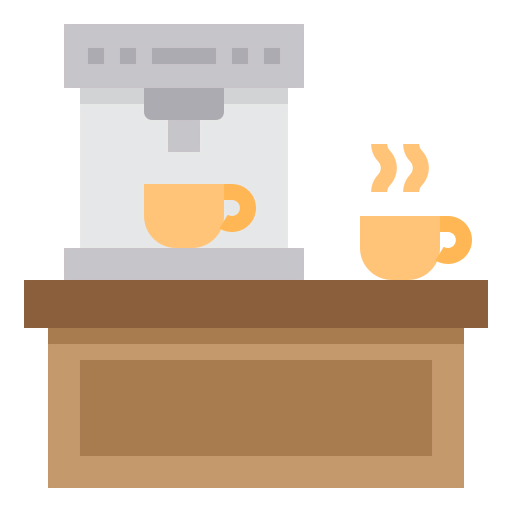 Coffee machine icon