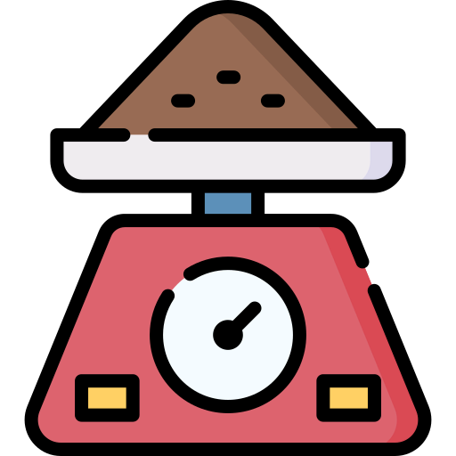 Weight scale icon