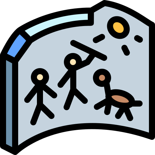 Cave painting icon