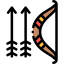 Bow and arrow icon 64x64