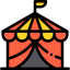 Circus tent アイコン 64x64