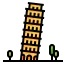 Leaning tower of pisa Symbol 64x64