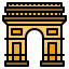 Arc de triomphe icon 64x64