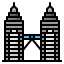 Petronas twin tower icon 64x64