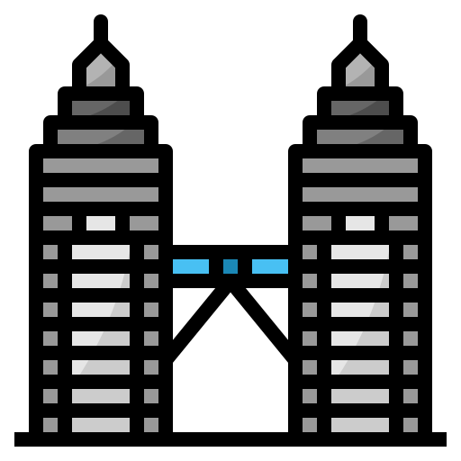 Petronas twin tower 图标
