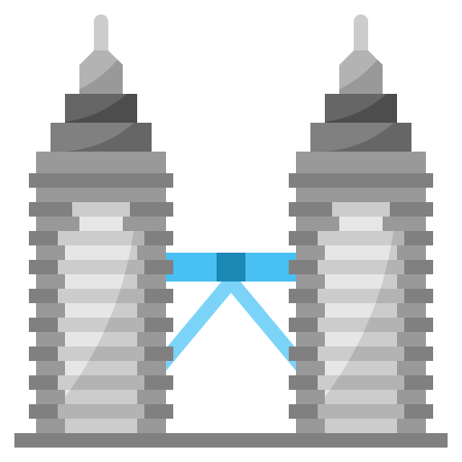Petronas twin tower 图标