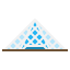 Louvre pyramid icon 64x64