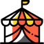 Circus tent icon 64x64