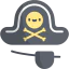 Pirate hat icon 64x64