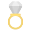 Wedding ring ícono 64x64