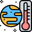 Global warming icon 64x64