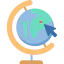 Earth globe ícone 64x64