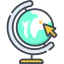 Earth globe icon 64x64