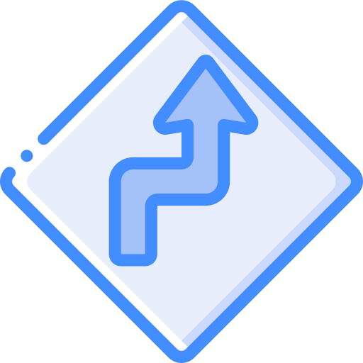 Zig zag icon