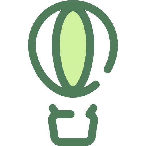 Hot air balloon icône