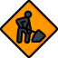 Road work icon 64x64