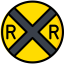 Railroad crossing icon 64x64
