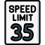 Speed limit icon 64x64