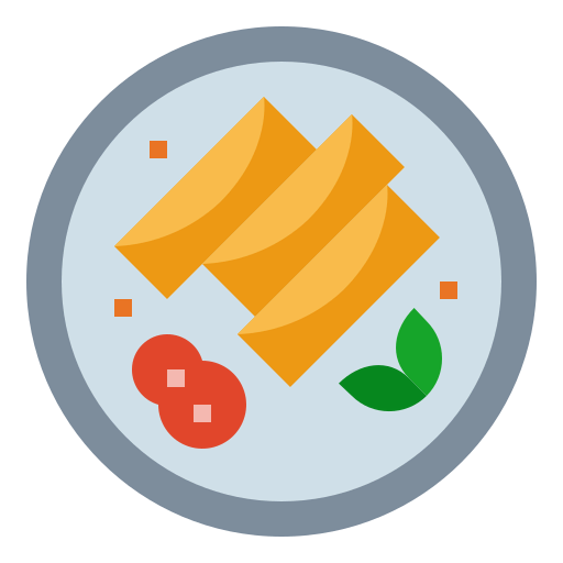 Spring rolls icon