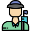 Golf caddy icon 64x64