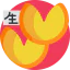 Fortune cookie icon 64x64