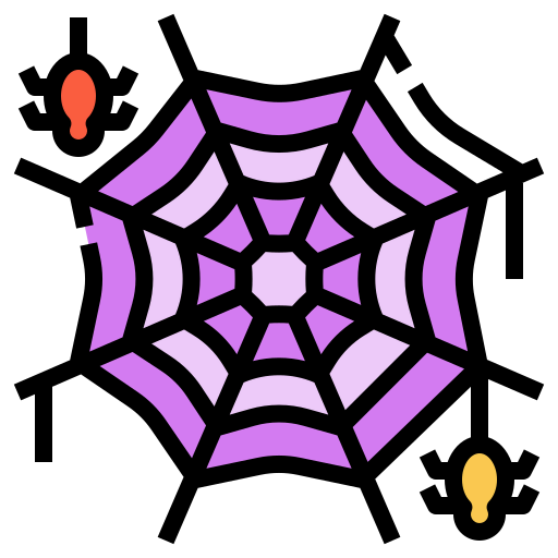 Spider web icon