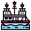 Pirate ship ícono 64x64