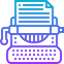 Typewriter icon 64x64