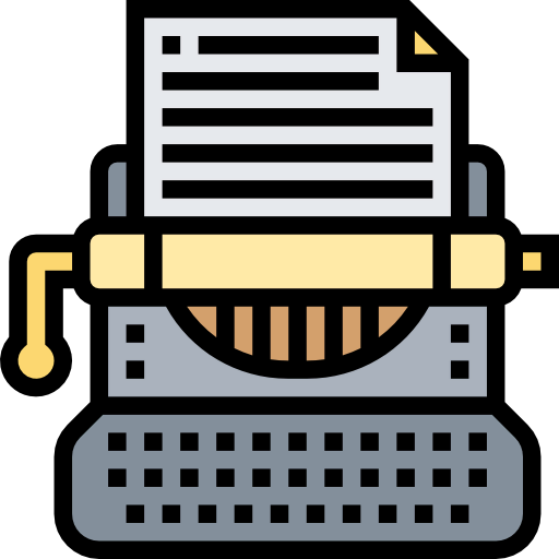 Typewriter icon