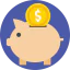 Piggy bank icon 64x64