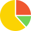 Pie chart icon 64x64