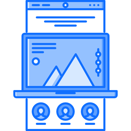 Landing page ícono