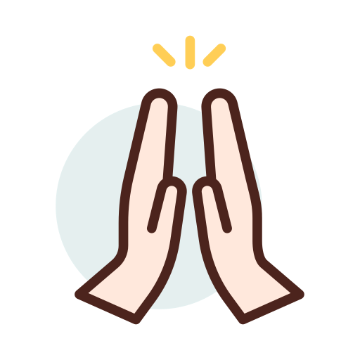 Praying icon