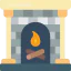 Fireplace icon 64x64