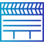 Clapperboard icon 64x64