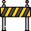 Construction hazard banner ícone 64x64
