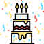 Birthday cake icon 64x64
