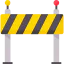 Construction hazard banner ícone 64x64