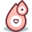 Blood donation icon 64x64