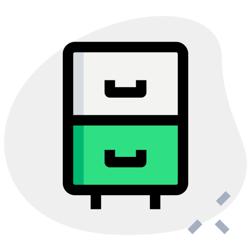Cabinet drawer icon