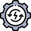 Energy management icon 64x64