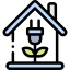Eco house icon 64x64