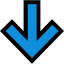 Down arrow icon 64x64