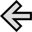 Left arrow icon 64x64