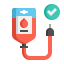 Blood transfusion icon 64x64