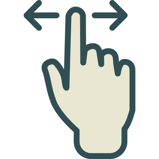 Pointing up icon