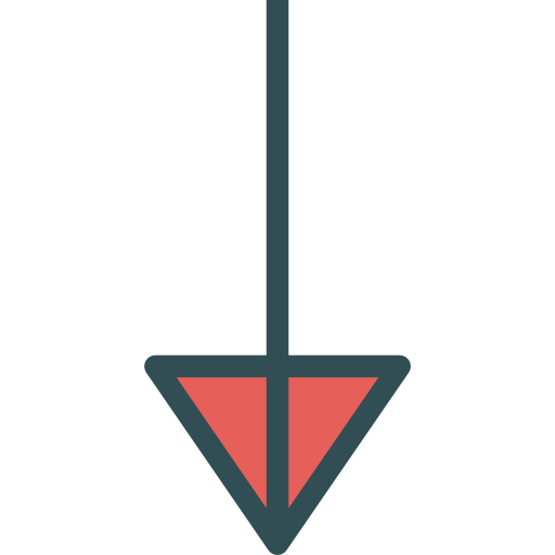 Down arrow icon