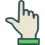 Pointing up アイコン 64x64
