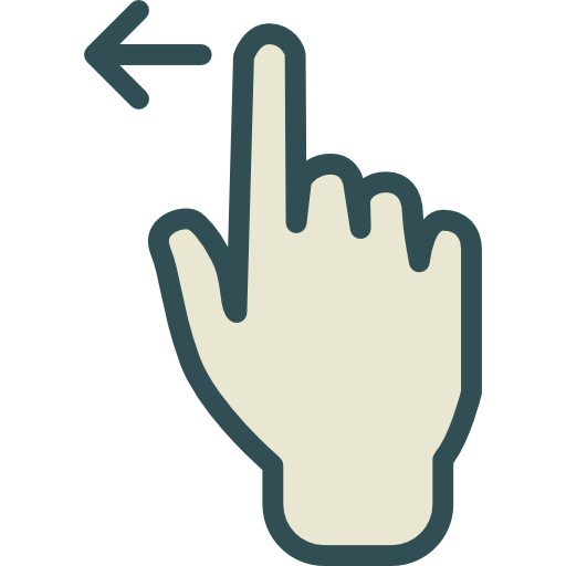 Pointing up icon
