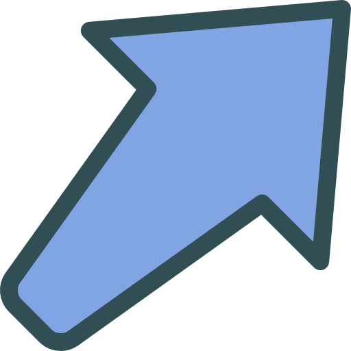 Diagonal arrow biểu tượng